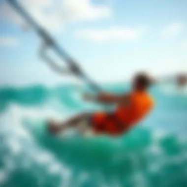 Safety Practices for New Kiteboarders A safety demonstration for kiteboarding enthusiasts