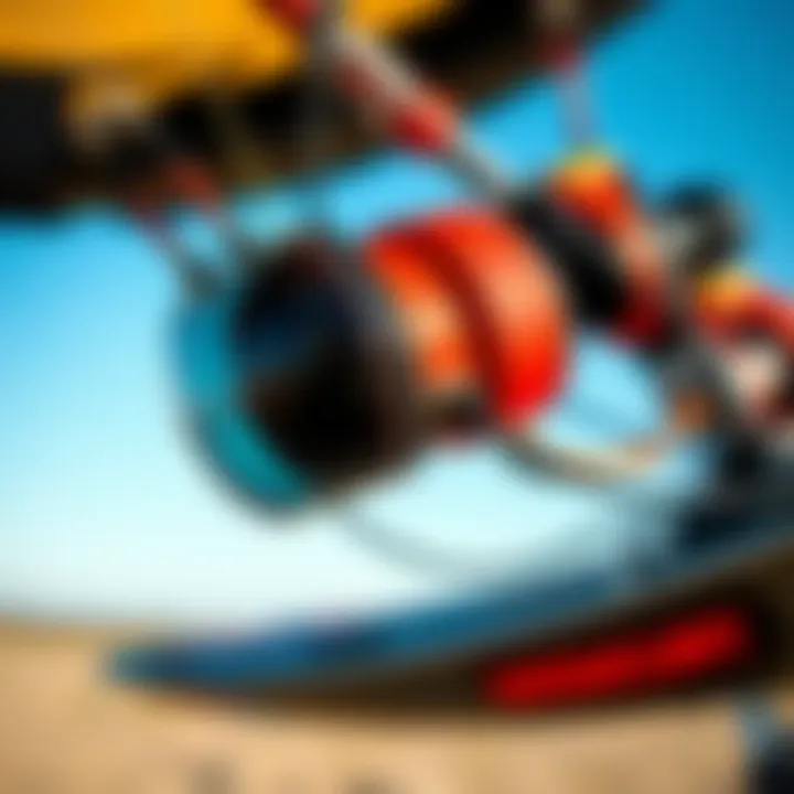 A detailed view of innovative kite technology and materials