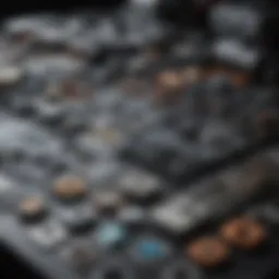 A collection of essential e-foil components laid out for assembly.