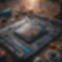 Essential efoil components laid out thoughtfully