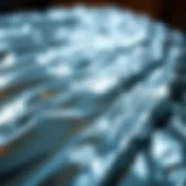 Understanding Foil Board Materials Close-up of high-quality foil board materials