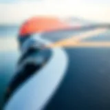 A close-up view of the intricate material used in Cabrinha wings, showcasing its durability and lightweight properties.