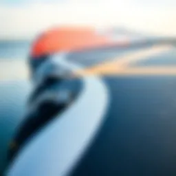 A close-up view of the intricate material used in Cabrinha wings, showcasing its durability and lightweight properties.