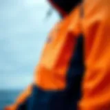 Exploring Drysuit Fabrics A detailed view of sailing drysuit fabrics highlighting breathability and durability