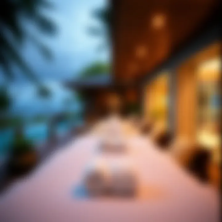 Soothing Spa Retreat at Coconut Beach Resort Relaxing spa area with calming ambiance