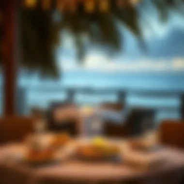 Culinary Delights at Coconut Hotel Elegant dining setup at the hotel