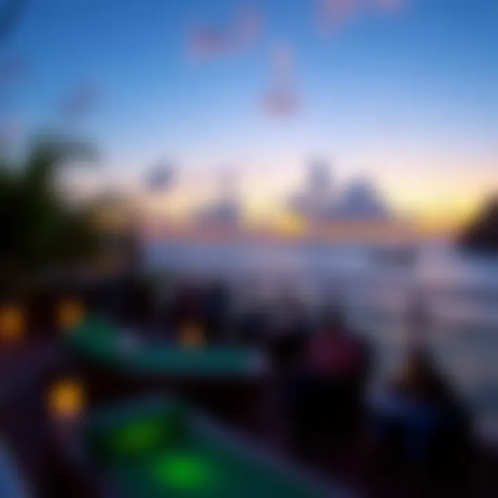 Sunset Serenity at Coconut Hotel Serene sunset view from hotel balcony