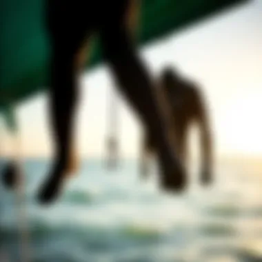 Wetsuit Maintenance Tips A well-maintained wetsuit hanging to dry, emphasizing care and longevity