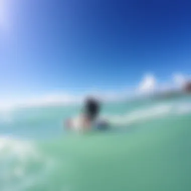 Ideal Kitesurfing Conditions A scenic view of West Palm Beach with ideal kitesurfing conditions