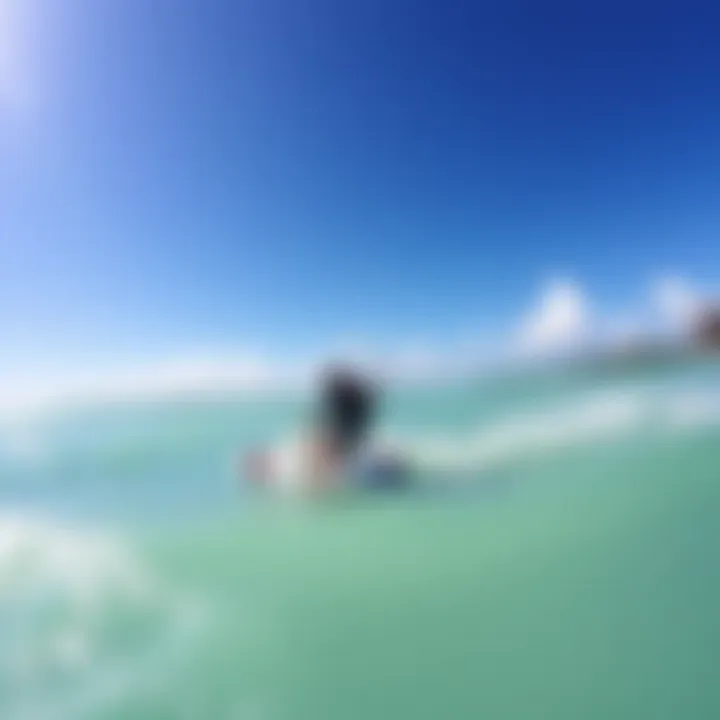 Ideal Kitesurfing Conditions A scenic view of West Palm Beach with ideal kitesurfing conditions