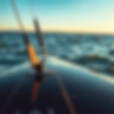 Close-up of foil board design and materials