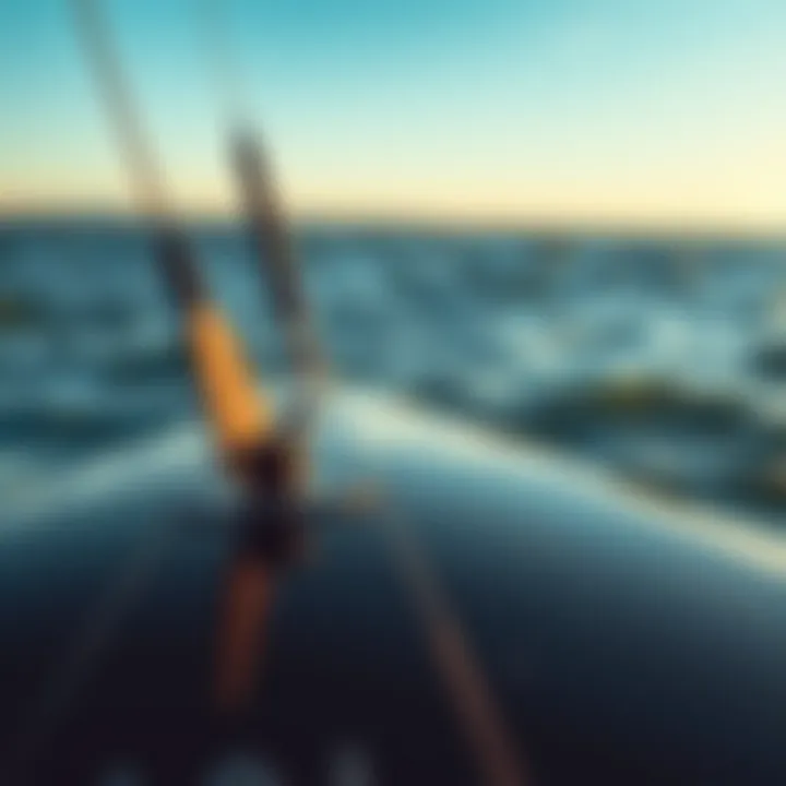 Close-up of foil board design and materials