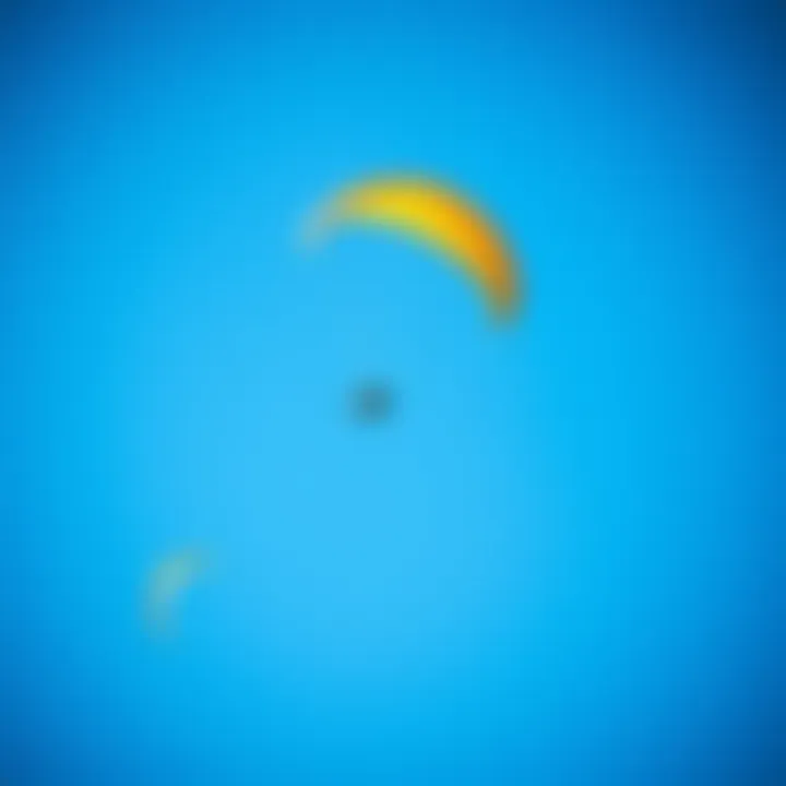 Vibrant kites soaring in a clear blue sky