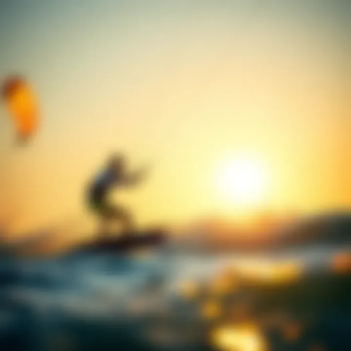 Eco-friendly kiteboarding practices in action