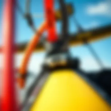 Essential Gear for Wing Kiteboarding Close-up of wing kiteboarding gear