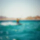 Vibrant kiteboarding scene at Dahab's coastline