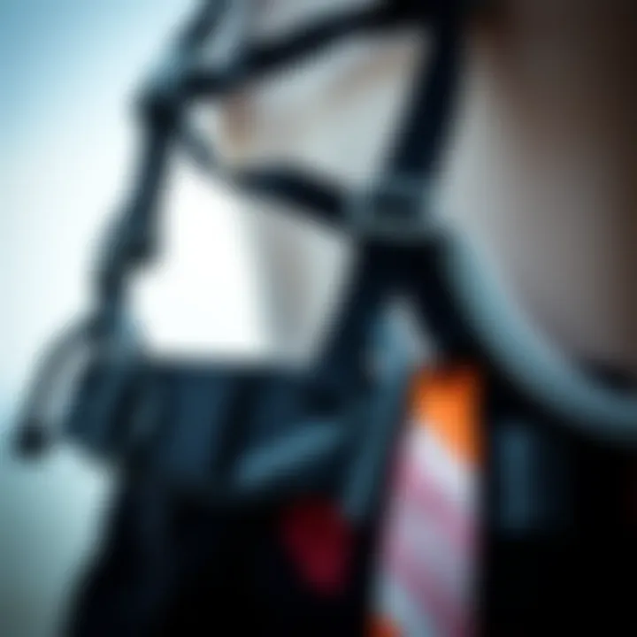 Innovative Design of the DaKine Harness Detailed view of the DaKine harness showcasing its innovative design