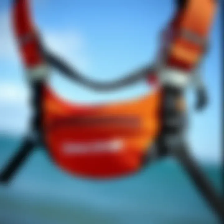 Material Composition of Dakine Vega Harness Material composition of the Dakine Vega Harness highlighting advanced technology