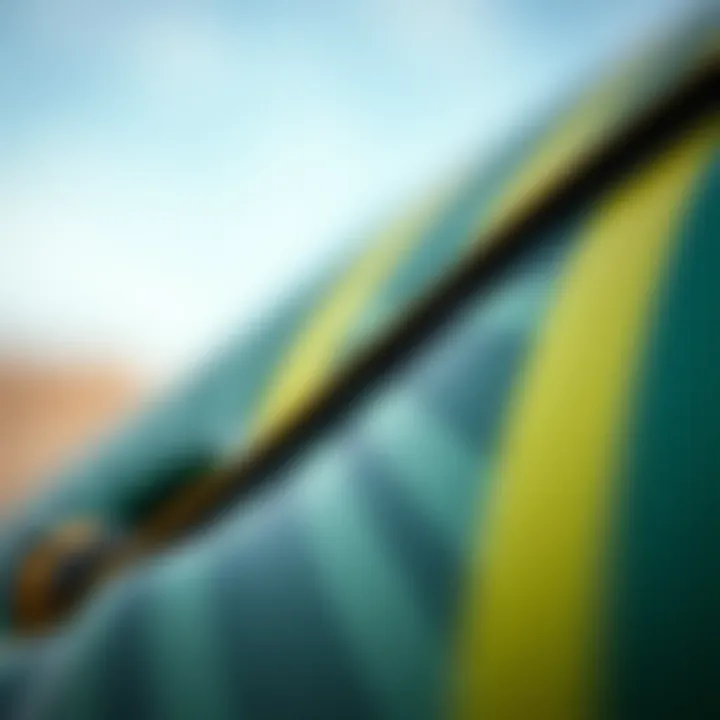 Material Quality of Duotone NEOS A close-up of the Duotone NEOS showcasing its material quality