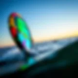 Duotone NEOS in vibrant colors on the water