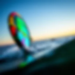 Duotone NEOS in vibrant colors on the water