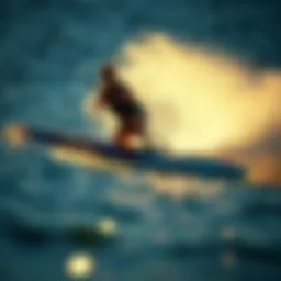 Dynamic e-foiling experience on water