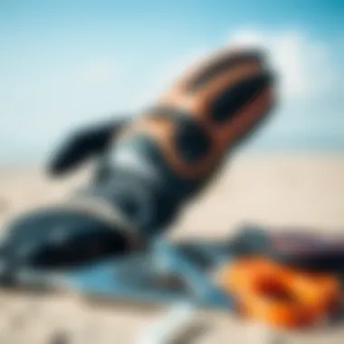 Maintenance tools and kits for kitesurf gloves