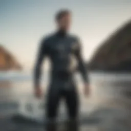 High performance 6 4 wetsuit showcasing flexible design