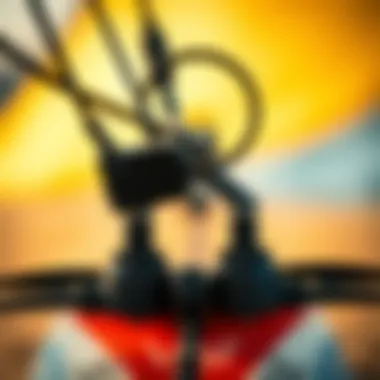 Components of Hydro Foil Technology Close-up of hydro foil components showcasing the technology