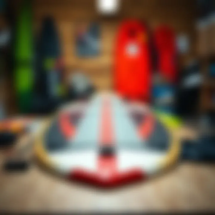 Hydrofoil Board Maintenance Tips Maintenance tips for hydrofoil boards laid out on a table