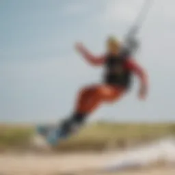 Kiteboarding at Camber Sands