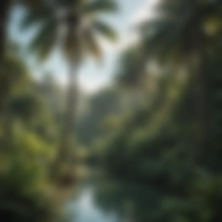 Verdant Gardens Enhancing Tranquility Lush gardens surrounding Coconut Resort