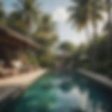 Serene Poolside Retreat Luxurious pool area at Coconut Resort