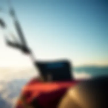 Dakine Seat Cover in Action Dakine seat cover in a kiteboarding environment