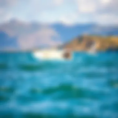 Varied Water Conditions for Foil SUP Enthusiasts A scenic backdrop showing diverse water conditions for foil SUP