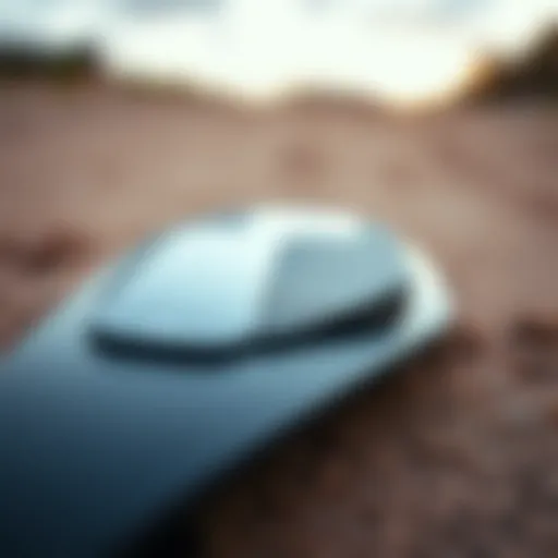 Sleek Design of the Fone Wing Board Close-up view of the Fone Wing Board showcasing its sleek design and materials