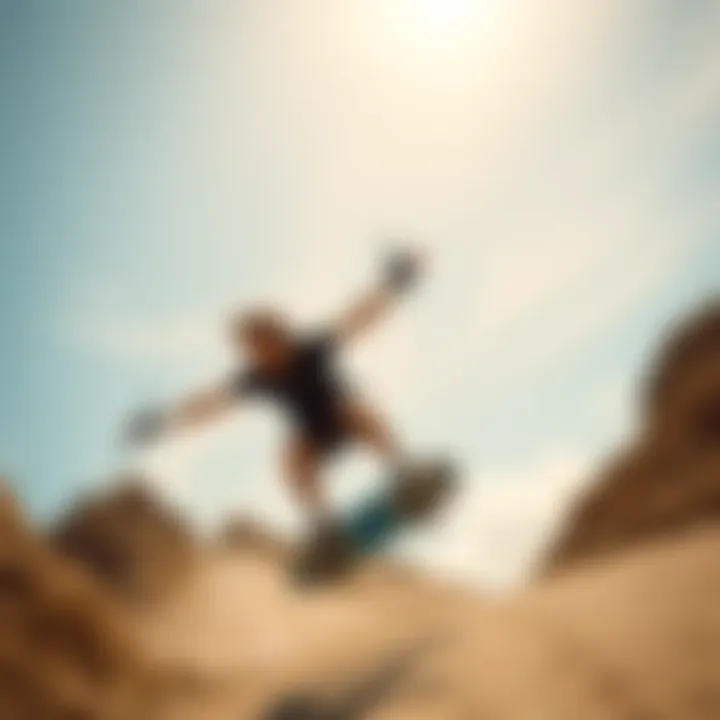 Thrilling Experience with the Fone Wing Board User enjoying a thrilling ride with the Fone Wing Board under perfect conditions