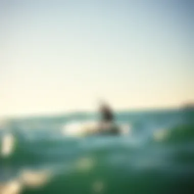 Performance of the Fone Wing Board on Water Fone Wing Board in action on the water during a kiteboarding session