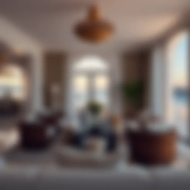 Opulent Comfort in Naxos Luxurious interior of a villa showcasing elegant furnishings