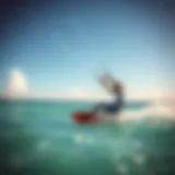 Kiteboarding action on the vibrant beaches of Anguilla