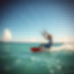 Kiteboarding action on the vibrant beaches of Anguilla