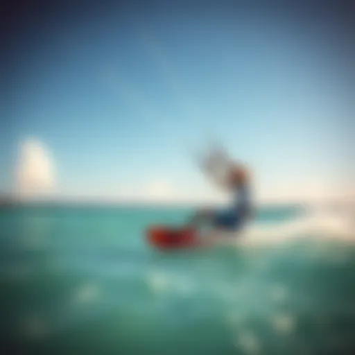 Kiteboarding action on the vibrant beaches of Anguilla