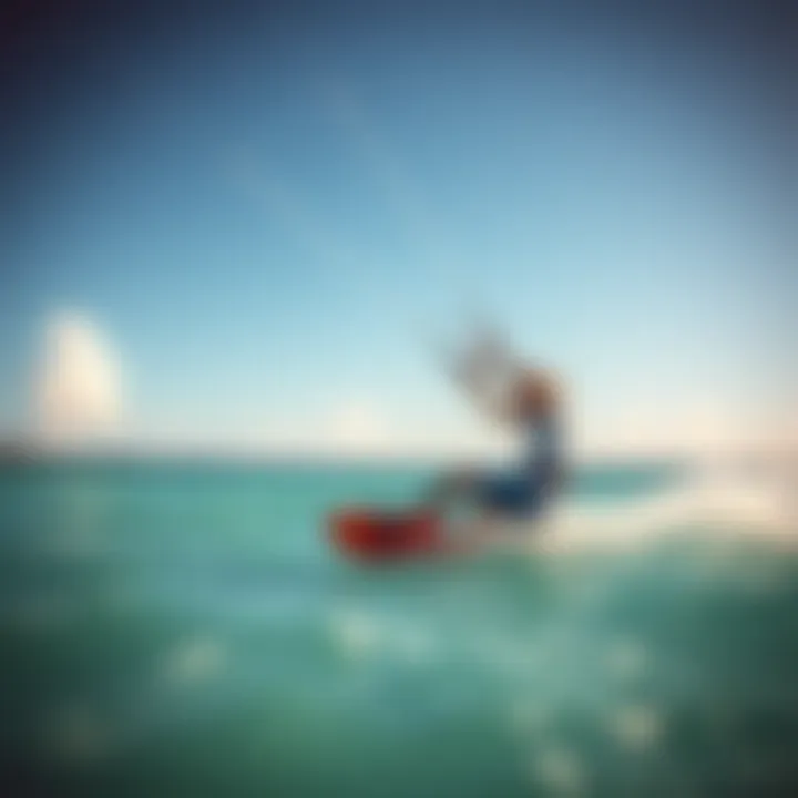 Thrilling Kiteboarding in Anguilla Kiteboarding action on the vibrant beaches of Anguilla