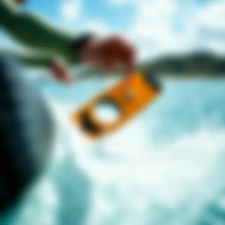 Korua Transition Finder in Action Close-up of the Korua Transition Finder tool in action