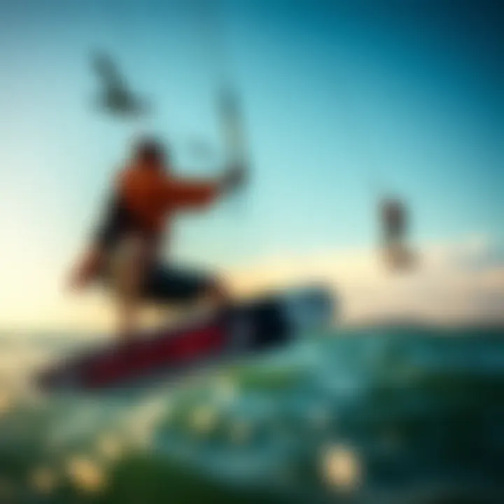 Comparison of traditional kiteboarding and lite efoiling technology