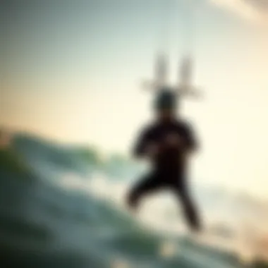 Kiteboarding Performance with Optimal Fit Kiteboarder in action wearing a fitted wetsuit