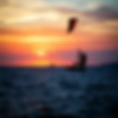 Stunning sunset view over Paracas Bay