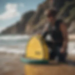Durable kiteboarding protective case showcasing robust materials