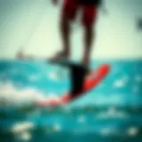 Slingshot hydrofoil showcasing its sleek design and aerodynamic features