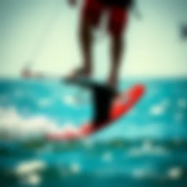 Slingshot hydrofoil showcasing its sleek design and aerodynamic features